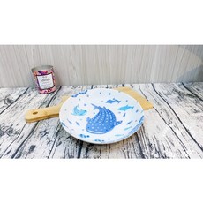 YCY 日本沖繩鯨鯊兒童餐盤套裝，可愛造型安全材質，寶寶餐具首選, 1個, 7”麵皿, 麵皿