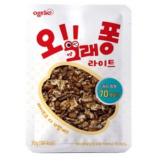 오그래 오그래퐁 통귀리 저당 저칼로리 간식 그래놀라 시리얼, 30g, 5개