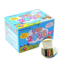 고무찰흙 15색 20개입 미술준비물