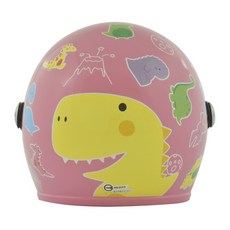 L2來來 THH F200Y 小恐龍 恐龍 兒童安全帽 MIT 兒童 3/4罩 小童尺寸 寶寶安全帽, 1個