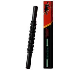 KZ-ADRP 滾輪式按摩棒 緩解肌肉疲勞, 精典黑, 1個