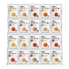 허닭 닭가슴살 곤약볶음밥 250g 10종 혼합, 20개