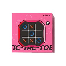 GiiKER兒童益智井字遊戲玩具 安全材質 親子互動 啟發智力 便於攜帶, 粉紅色, 1個