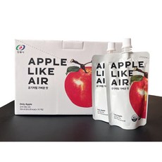 안동사과 100% 저온 착즙 사과즙, 30개, 100ml