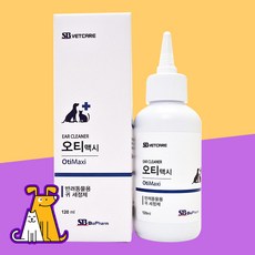 오티맥시 120ml 강아지고양이 귀세정제, 1개