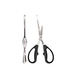 kimspp 게가위+게포크(대형)세트 꽃게 대게 게속살 킹크랩 랍스터, 1개