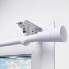 감성다는남자 못없이커튼봉 + 봉브라켓 + 모던 심플라인 커튼봉- 세트상품, 화이트(3개구성)+10자 커튼봉, 1개