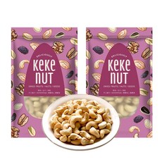 高宏顆顆香 原味腰果，低溫烘焙，無添加，健康零食首選, 180g, 2個