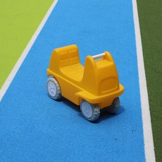 자동차레일 미끄럼틀 실내 슬라이딩 크롤러 캠핑장 펜션 트랙 제품, 옐로우 차량 1대, 1개