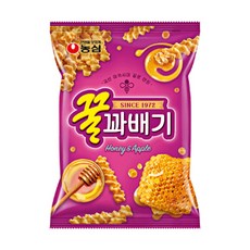 농심 꿀꽈배기, 90g, 17개