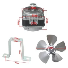 냉장고 냉각 응축 사용을 위한 25W 35W 40W 60W 75W 100W 모터 냉동고 콘덴서 팬, 03 60w