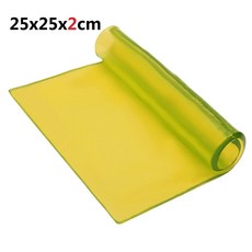 오토바이 시트 젤 패드 충격 흡수 매트 스쿠터 편안한 소프트 쿠션 개조된, 25x25x2cm Yellow, 1개