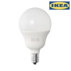 이케아 솔헤타 E14 LED 전구 470루멘 3.4W, 1개, 전구색