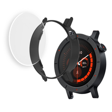 낫싱 CMF 워치3 프로 하우징 케이스 액정강화 방탄유리 필름, 1개, 블랙