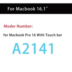 MacBook HD 소프트 필름 용 화면 보호기 Air 13 인치 M1 M2 Pro 11 13 14 15 16 인치 투명 노트북 소프트 필름, [04] 16.1 Clear, 1개