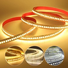 플렉시블 라이트 LED LED바 SMD 점발광 라인바 스트립 24V 10M 75577pc 1(ea), 3500K (8mm), 1개