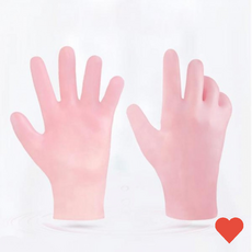 바디케어 핸드케어 손 핸드 장갑 발 뒷꿈치 각질 발관리, 실리콘 보습 양말 - 스킨