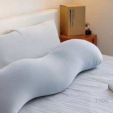 임산부쿠션 롱 바디필로우, 블루