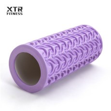 XTR 마사지 폼롤러 30cm 요가 스트레칭 홈트 운동, 1개, 라벤더