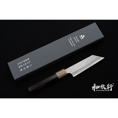 和欣行 現貨 二唐刃物 粉末鋼 SG2 龍麟 切付小刀 120mm, 1個, 黑檀木白牛角, 黑檀木白牛角