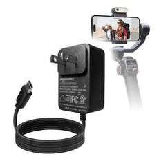 BoxWave hohem iSteady M6와 호환되는 충전기 - 벽면 다이렉트 (15W) 내장 0.9m(3피트) 케이블로 장치를 빠르게 충전하세요