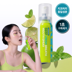 [치과처치동일성분] 브리올 입냄새 구취 1초 강력 제거 대용량 구강스프레이 라임민트향, 1개, 30ml