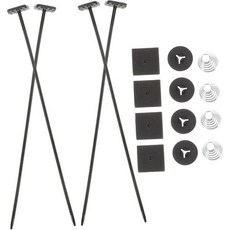 차량용 전기 팬 키트 1세트 지퍼 타이 빠른 릴리스 축 스키어 향상된 냉각 효율 최적의 에어컨 성능