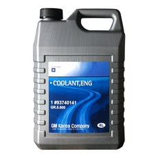 쉐보레 GM 순정 부동액(청색) 4리터 부동액, 1개, 4L