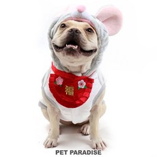 貝果貝果 日本 Pet Paradise 小老鼠造型連帽變身裝 大狗, 1個