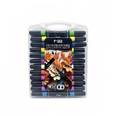 티티 아크릴 마카펜 듀얼팁 세트, 1개, 24색