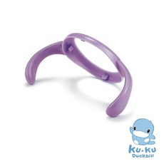 酷咕鴨 奶瓶握把-寬口口徑, 薰衣紫, 1個