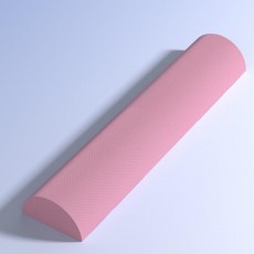밸런스 요가 폼 롤러 반원 블록 벽돌 허리 재활 운동, 1개, 1cm, 체리블라썸핑크 30x6.3cm