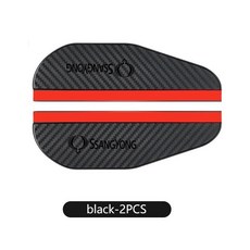 자동차 백미러 비 눈썹 스티커 쌍용 렉스턴, 6. SYL-04B-black-2PCS, 1개