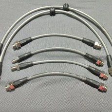 Ruff E34 金屬煞車油管 六條裝 適用 520-525-530-535-540-M5 歐盟SAE認證, 1個