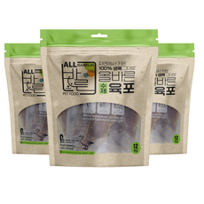 (지노앤코) 올바른 수제육포 오리가슴살(12입), 오리, 120g, 3개