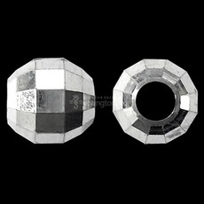 ECO 은 미러컷팅 라운드 은볼장식 5.0mm 10개입, 단품