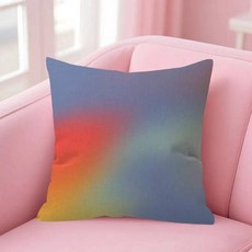 그라디언트 헤일로 베개 커버 툰 선물 쿠션 침실 홈 소파 의자 좌석 장식, B. z4