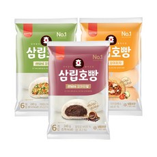 삼립 미니 호빵 단팥/야채/피자 3종혼합 1세트, 1개