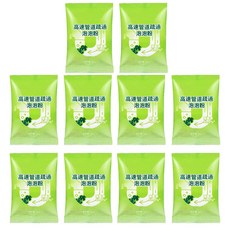 康思嘉 管道高速疏通泡泡粉, 1個, 管道疏通泡泡粉 - 10袋（豪華裝）
