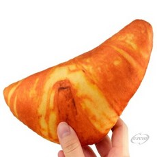 우주하이 크로와상모양 강아지 장난감 삑삑이 촉감