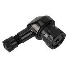 오토바이 오렌지 휠 밸브 스템 타이어 캡, 3. 검정색, 1개