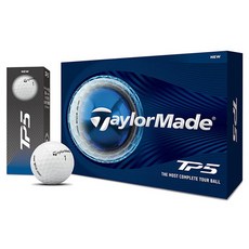 TaylorMade TP5 高爾夫球, 1個, 12入, 白色
