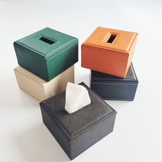 유피어 가죽 냅킨케이스(소), 냅킨케이스(소)그린, 1개