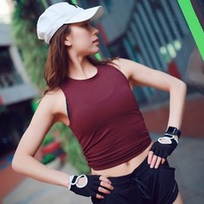 運動背心 夏季新款健身運動上衣 速乾瑜伽服