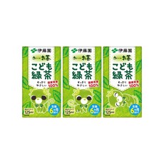 이토엔 생후 6개월부터 마실 수 있는 어린이 녹차 125ml x3팩