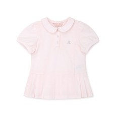 페리미츠 여아 플리츠 주름 카라 티셔츠 P2522T176