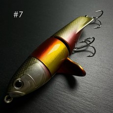 【ZOOM】11.5cm/23g 水面拖拉機 三節螺旋槳 掠食 護幼 雷強 障礙區 鮕呆 魚虎 台灣鱧, 咖啡金#7, 1個