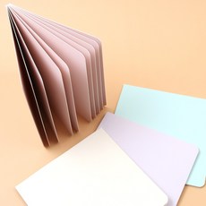 스크랩북 파스텔 10P 무지 앨범, 벚꽃, 1개