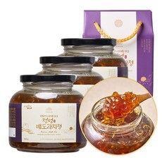 오가닉프렌즈 100% 국내산 약도라지 그대로 담은 정성 배도라지청, 3개, 500g