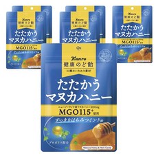Kanro 甘樂 麥盧卡蜂蜜薄荷潤喉糖, 6包